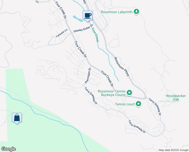 map of restaurants, bars, coffee shops, grocery stores, and more near 1401 Ptarmigan Drive in Walnut Creek