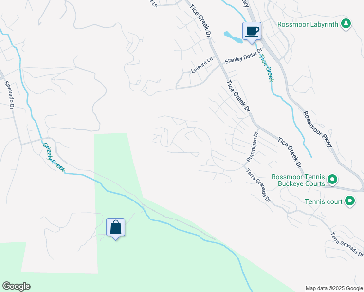 map of restaurants, bars, coffee shops, grocery stores, and more near 2825 Ptarmigan Drive in Walnut Creek