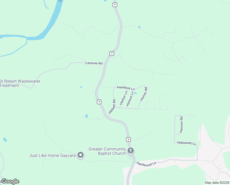 map of restaurants, bars, coffee shops, grocery stores, and more near 20846 Hibbett Road in Saint Robert