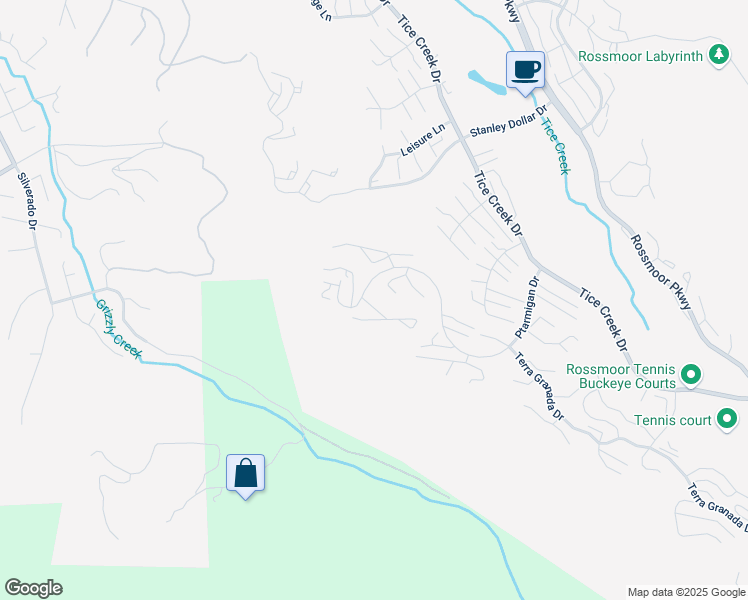 map of restaurants, bars, coffee shops, grocery stores, and more near 2825 Ptarmigan Drive in Walnut Creek