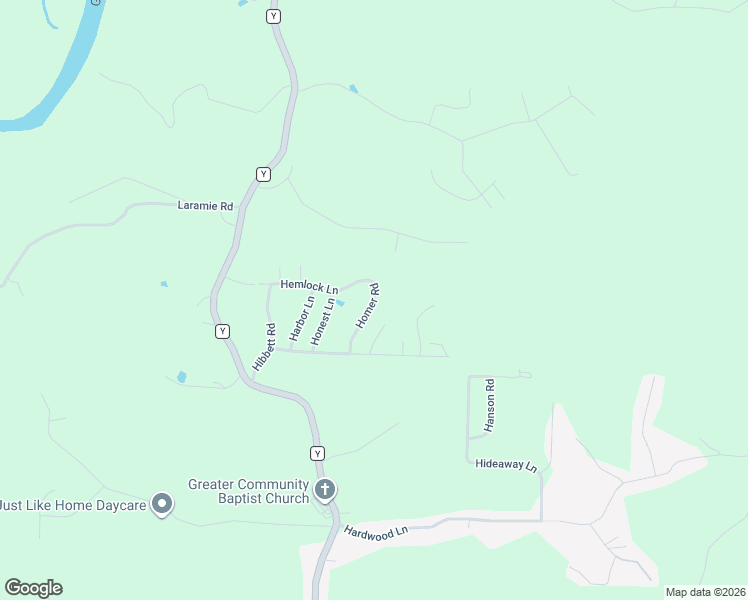 map of restaurants, bars, coffee shops, grocery stores, and more near 20974 Homer Road in Waynesville