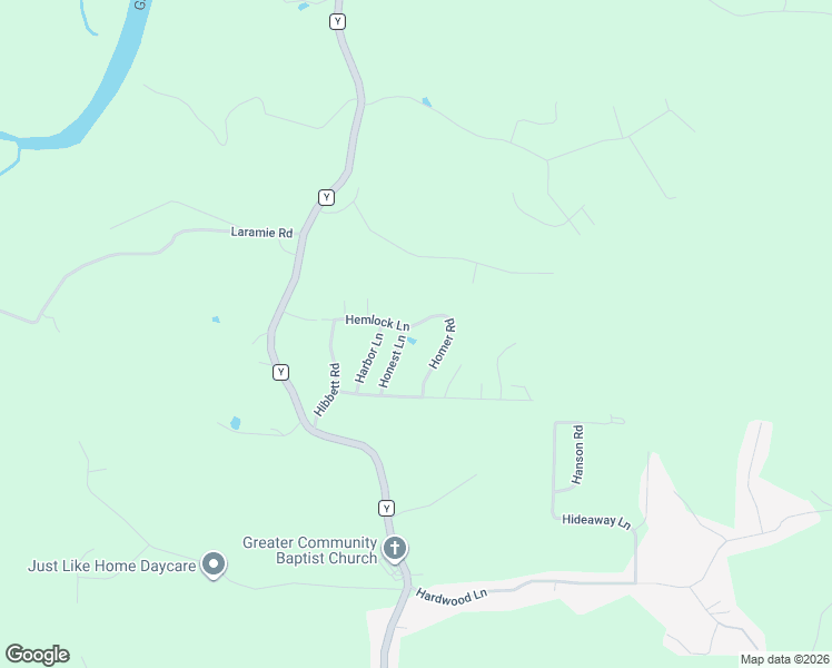 map of restaurants, bars, coffee shops, grocery stores, and more near 16531 Hemlock Lane in Saint Robert