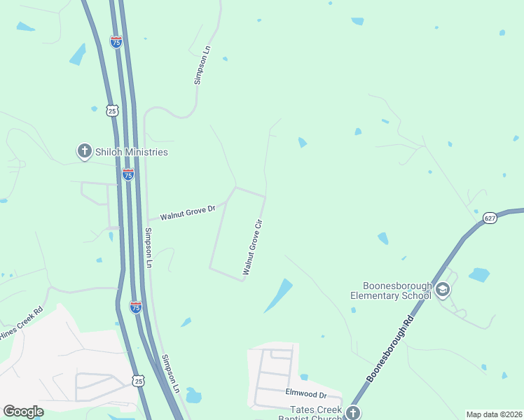 map of restaurants, bars, coffee shops, grocery stores, and more near 1025 Walnut Grove Circle in Richmond