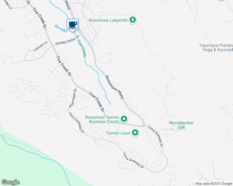 map of restaurants, bars, coffee shops, grocery stores, and more near 3311 Rossmoor Parkway in Walnut Creek