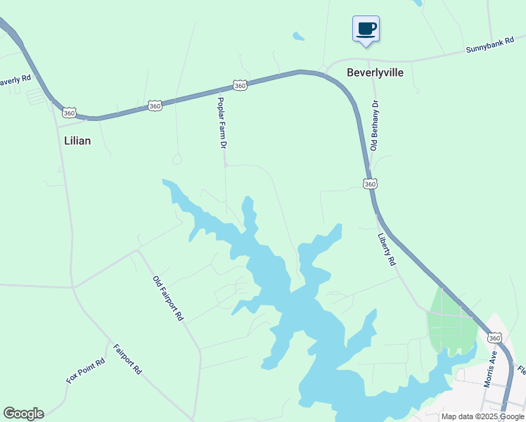 map of restaurants, bars, coffee shops, grocery stores, and more near 280 Longstreet Drive in Reedville
