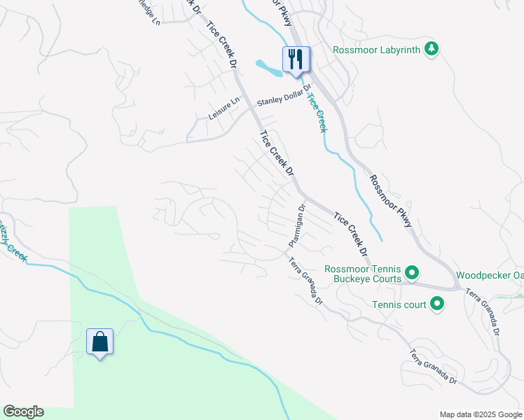 map of restaurants, bars, coffee shops, grocery stores, and more near 1508 Canyonwood Court in Walnut Creek