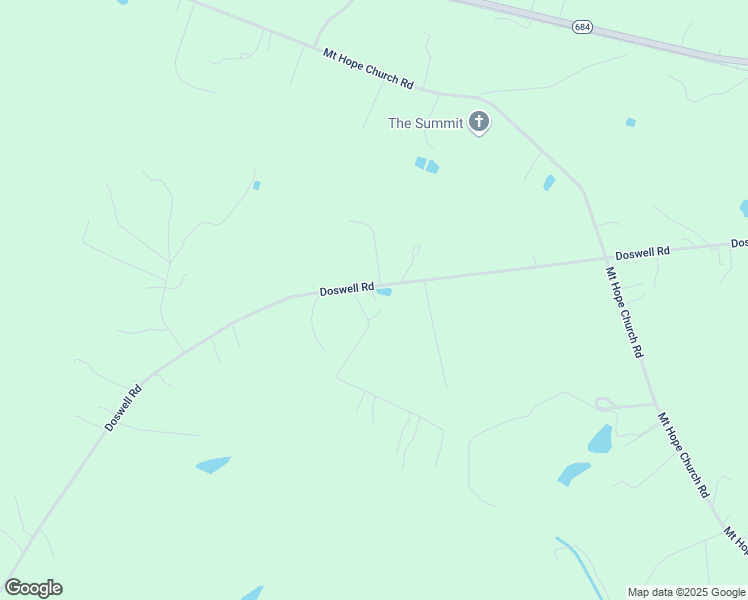map of restaurants, bars, coffee shops, grocery stores, and more near 11247 Doswell Road in Doswell