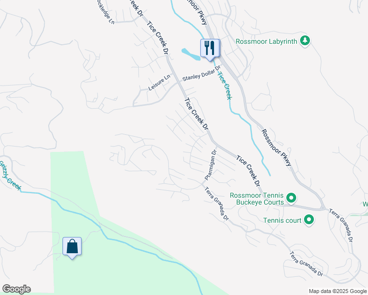 map of restaurants, bars, coffee shops, grocery stores, and more near 1424 Canyonwood Court in Walnut Creek