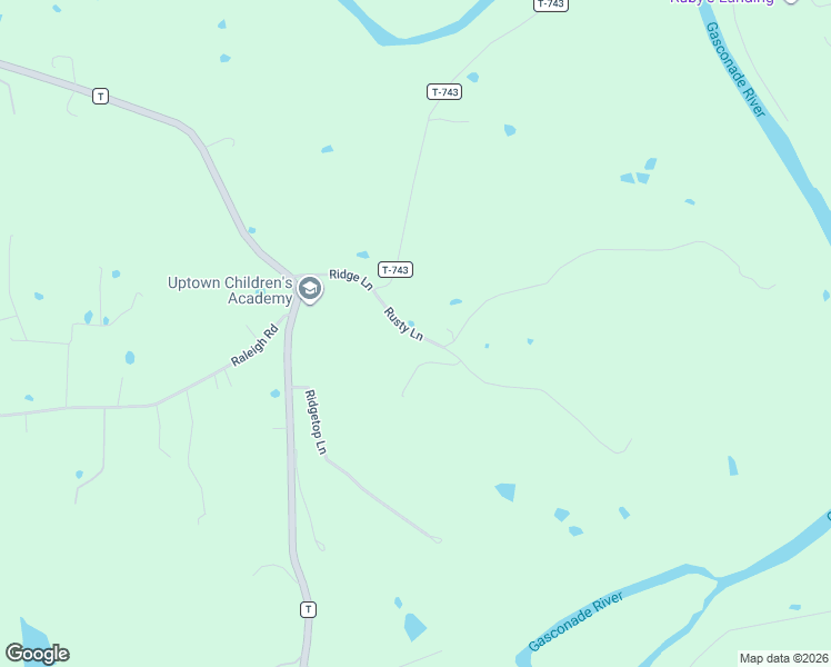 map of restaurants, bars, coffee shops, grocery stores, and more near 20976 Rusty Lane in Waynesville