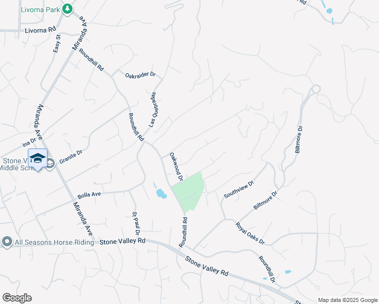 map of restaurants, bars, coffee shops, grocery stores, and more near 27 Mott Drive in Alamo