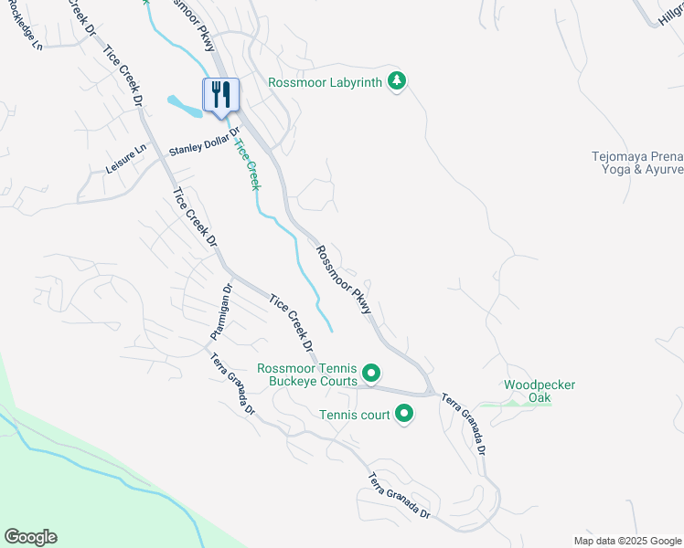 map of restaurants, bars, coffee shops, grocery stores, and more near 3282 Rossmoor Parkway in Walnut Creek