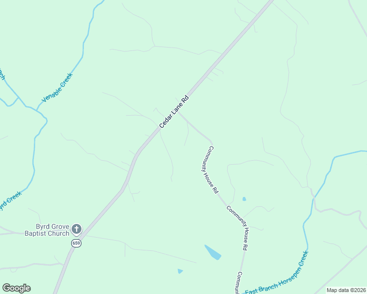 map of restaurants, bars, coffee shops, grocery stores, and more near 94 Community House Road in Kents Store