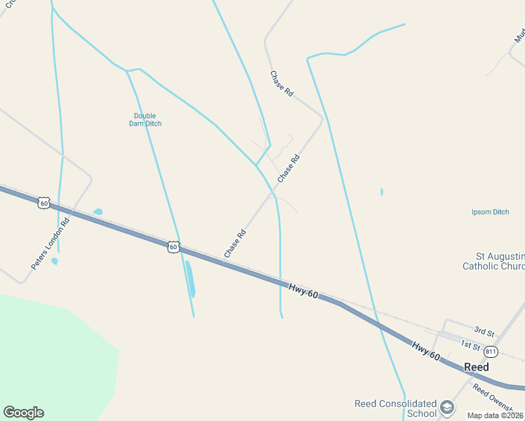 map of restaurants, bars, coffee shops, grocery stores, and more near 13900-14082 Chase Road in Reed