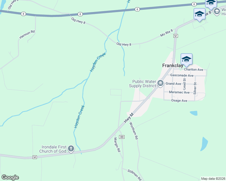 map of restaurants, bars, coffee shops, grocery stores, and more near 5755 Mineral Lane in Park Hills
