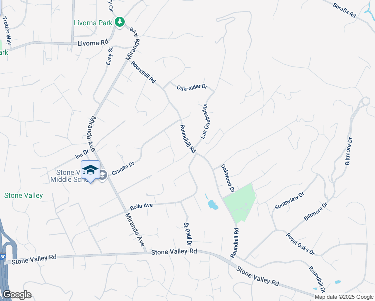 map of restaurants, bars, coffee shops, grocery stores, and more near 154 Las Quebradas in Alamo