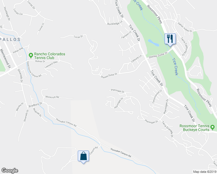 map of restaurants, bars, coffee shops, grocery stores, and more near 3120 Ptarmigan Drive in Walnut Creek