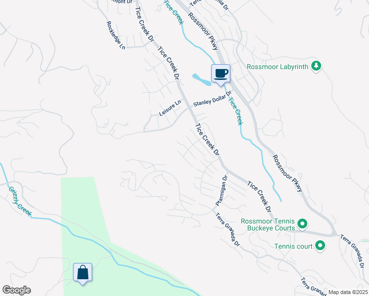 map of restaurants, bars, coffee shops, grocery stores, and more near 1300 Singingwood Court in Walnut Creek