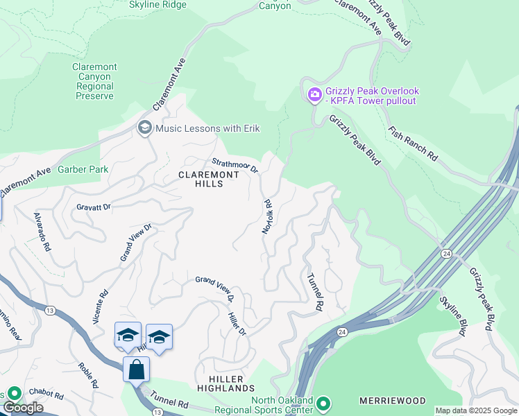 map of restaurants, bars, coffee shops, grocery stores, and more near in Berkeley