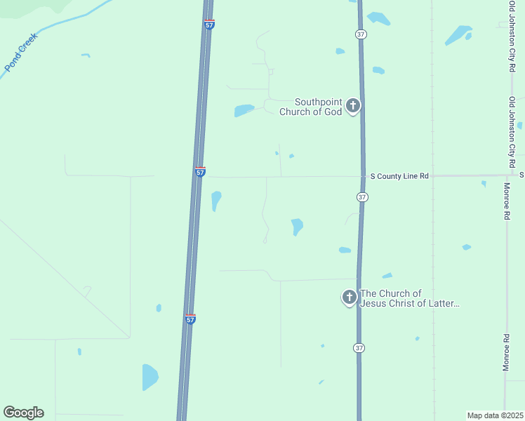 map of restaurants, bars, coffee shops, grocery stores, and more near Lone Oak Terrace in West Frankfort