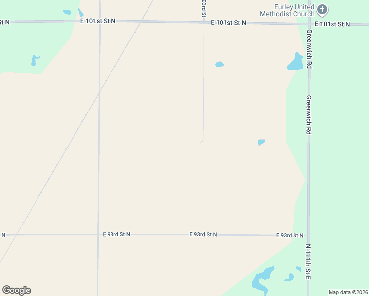 map of restaurants, bars, coffee shops, grocery stores, and more near 10331 East 101st Street North in Valley Center