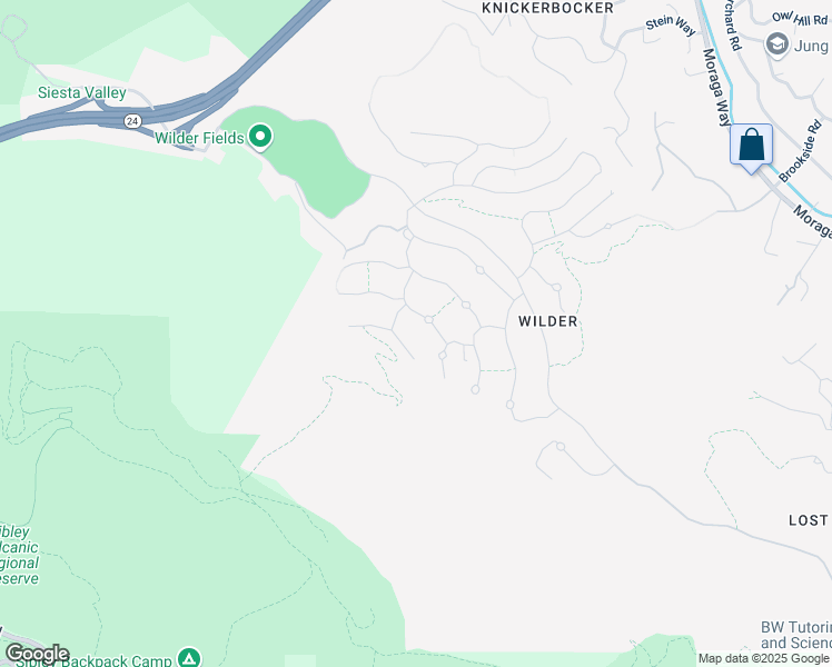 map of restaurants, bars, coffee shops, grocery stores, and more near 80 Grassy Hill Way in Orinda
