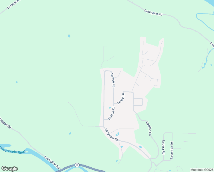 map of restaurants, bars, coffee shops, grocery stores, and more near 21128 Larson Road in Waynesville