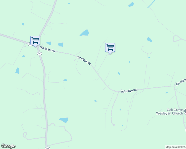 map of restaurants, bars, coffee shops, grocery stores, and more near 17073 Old Ridge Road in Montpelier