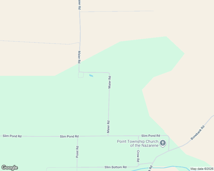 map of restaurants, bars, coffee shops, grocery stores, and more near 12101 Maier Road in Mount Vernon