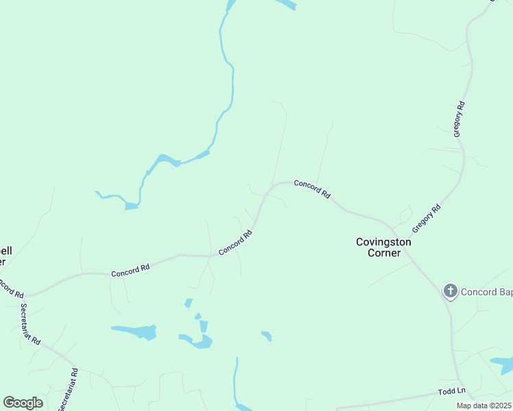 map of restaurants, bars, coffee shops, grocery stores, and more near 15169 Concord Road in Ruther Glen