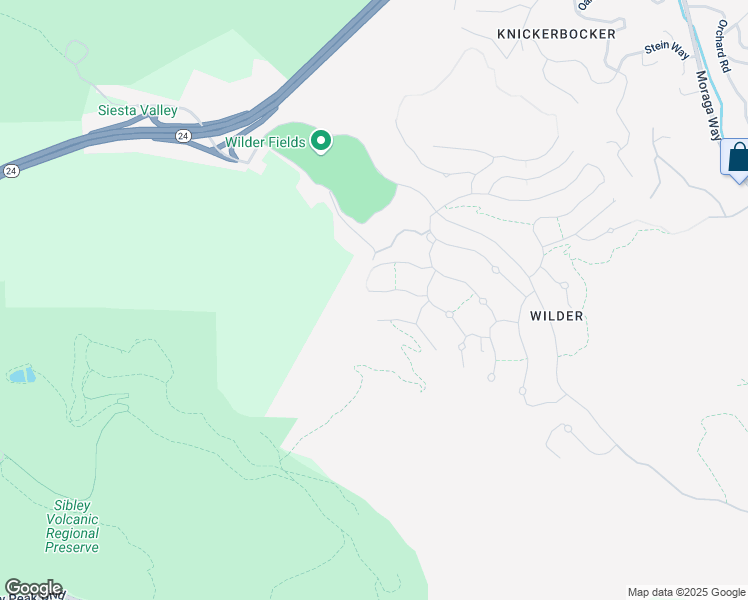 map of restaurants, bars, coffee shops, grocery stores, and more near 22 West Hill Way in Orinda