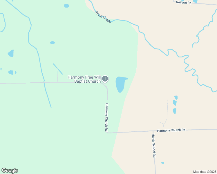 map of restaurants, bars, coffee shops, grocery stores, and more near Harmony Church Road in West Frankfort