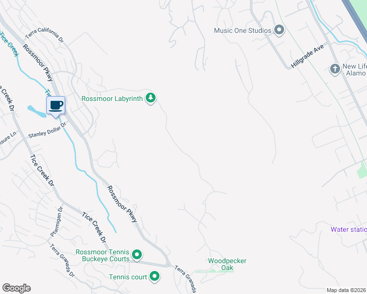 map of restaurants, bars, coffee shops, grocery stores, and more near 2936 Saklan Indian Drive in Walnut Creek