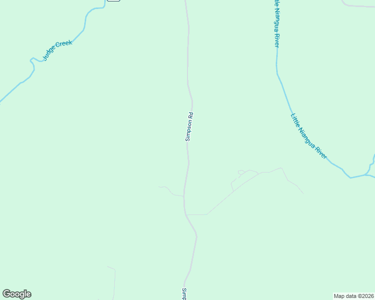 map of restaurants, bars, coffee shops, grocery stores, and more near Simpson Road in Urbana