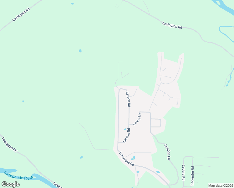 map of restaurants, bars, coffee shops, grocery stores, and more near 21111 Larson Road in Waynesville