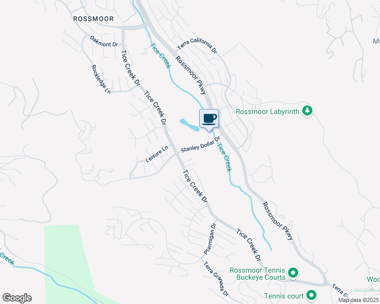 map of restaurants, bars, coffee shops, grocery stores, and more near 2740 Tice Creek Drive in Walnut Creek