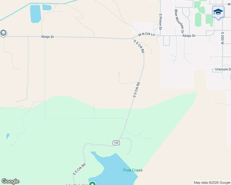 map of restaurants, bars, coffee shops, grocery stores, and more near 422 South Creek Road in Monticello