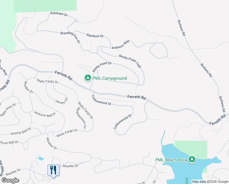 map of restaurants, bars, coffee shops, grocery stores, and more near 19526 Ferretti Road in Groveland