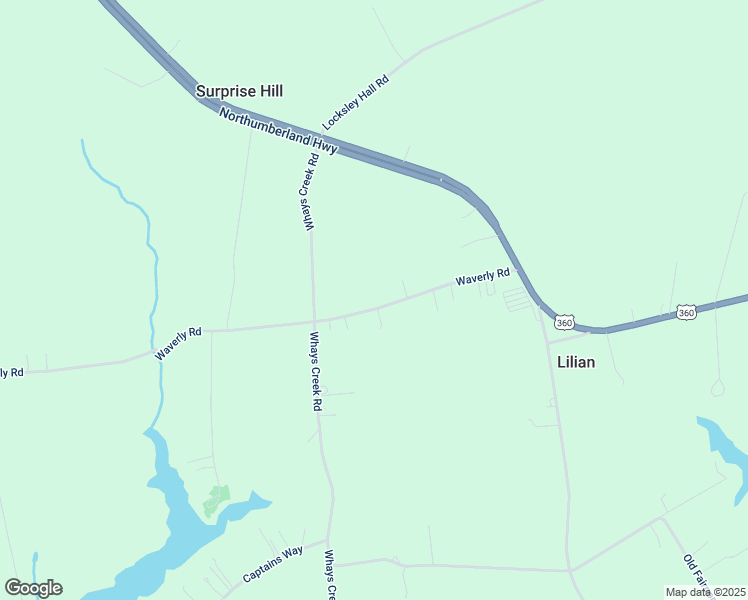 map of restaurants, bars, coffee shops, grocery stores, and more near 1727 Waverly Road in Reedville
