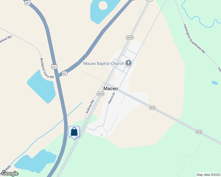 map of restaurants, bars, coffee shops, grocery stores, and more near in Maceo