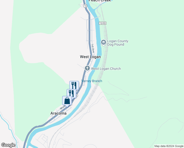 map of restaurants, bars, coffee shops, grocery stores, and more near in Monaville
