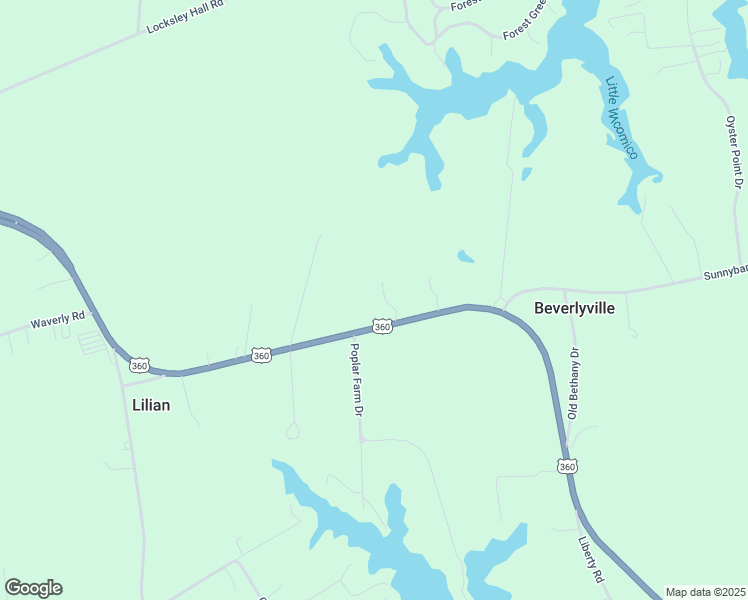 map of restaurants, bars, coffee shops, grocery stores, and more near 18901 Northumberland Highway in Reedville