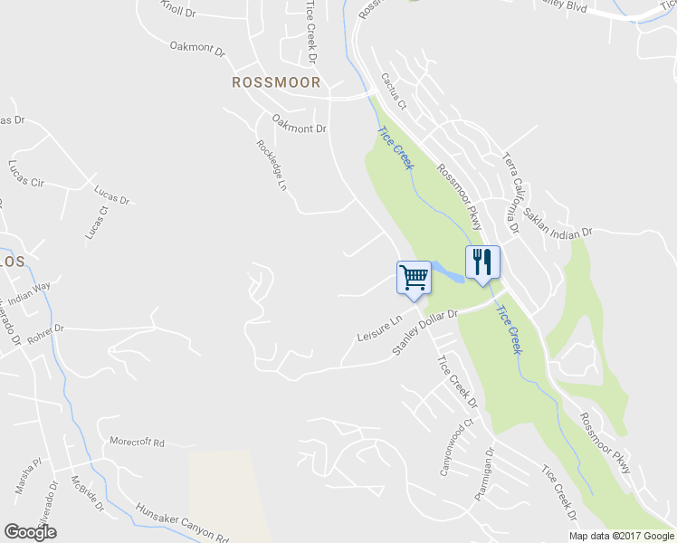 map of restaurants, bars, coffee shops, grocery stores, and more near 1240 Running Springs Road in Walnut Creek