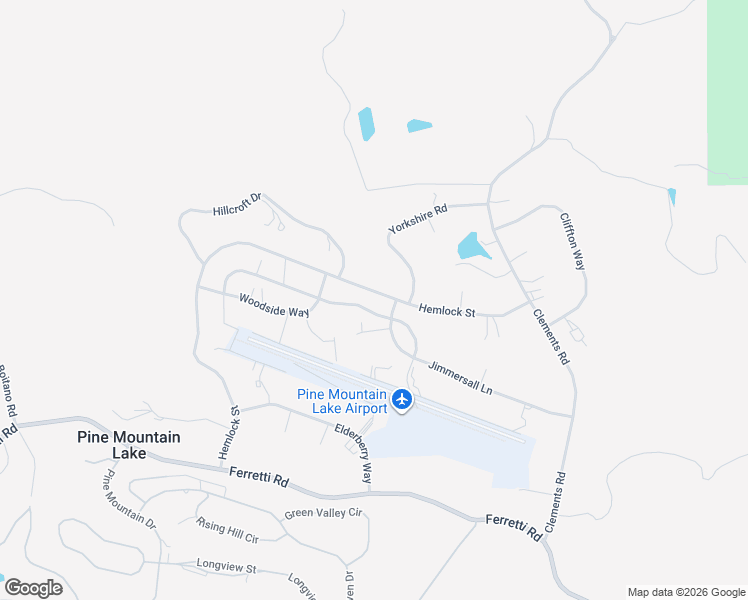 map of restaurants, bars, coffee shops, grocery stores, and more near 21107 Hemlock St in Groveland-Big Oak Flat