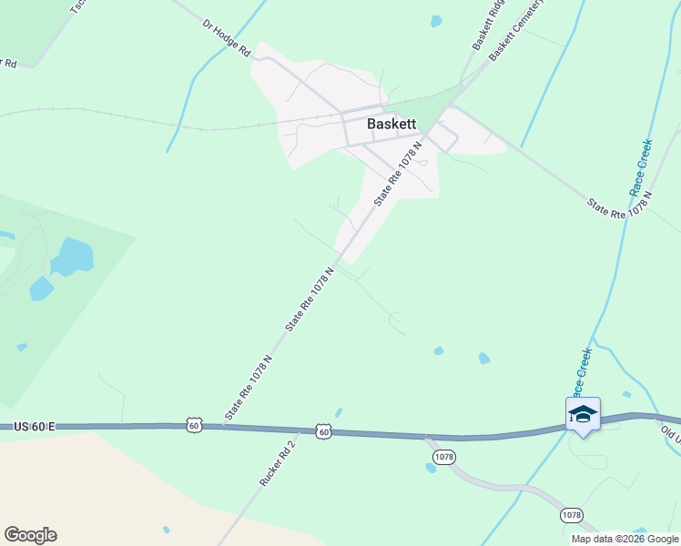 map of restaurants, bars, coffee shops, grocery stores, and more near 9928 State Route 1078 North in Henderson