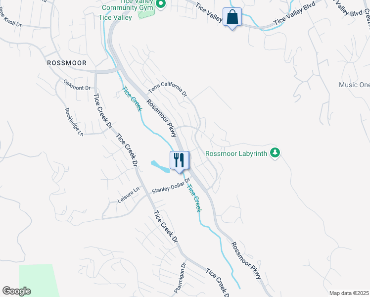 map of restaurants, bars, coffee shops, grocery stores, and more near 2607 Saklan Indian Drive in Walnut Creek