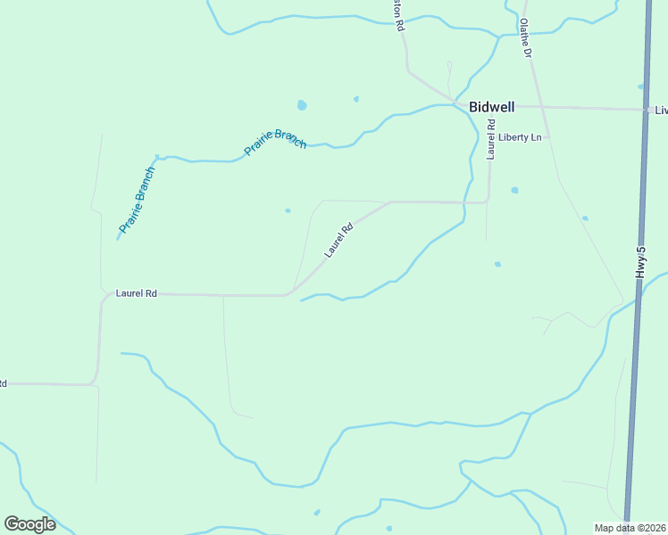 map of restaurants, bars, coffee shops, grocery stores, and more near 17280 Laurel Road in Eldridge