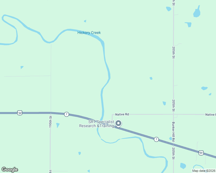 map of restaurants, bars, coffee shops, grocery stores, and more near 1999 Native Road in Fort Scott