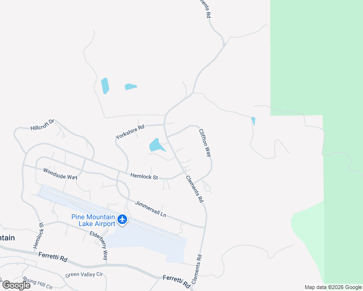 map of restaurants, bars, coffee shops, grocery stores, and more near 13400 Clements Rd in Groveland-Big Oak Flat