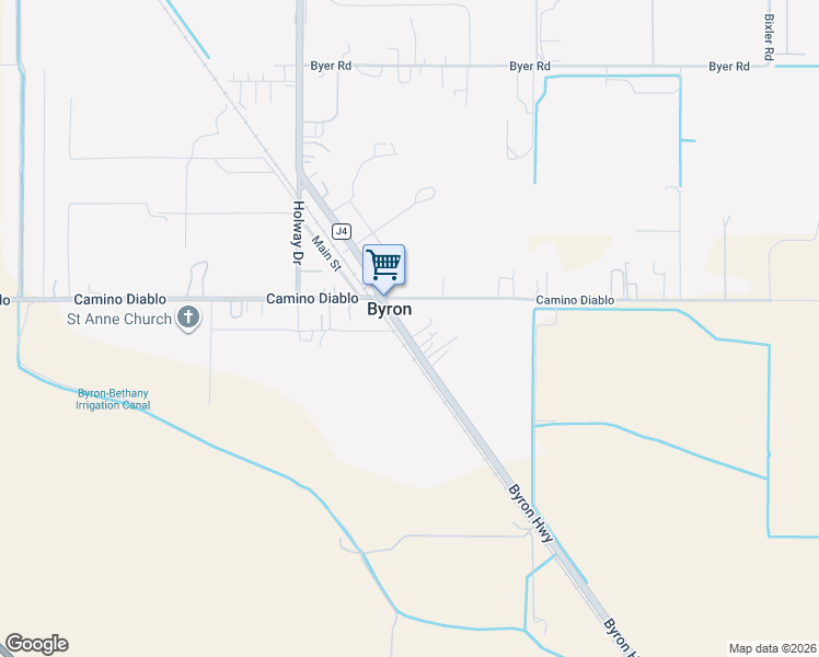 map of restaurants, bars, coffee shops, grocery stores, and more near 15089 Byron Highway in Byron