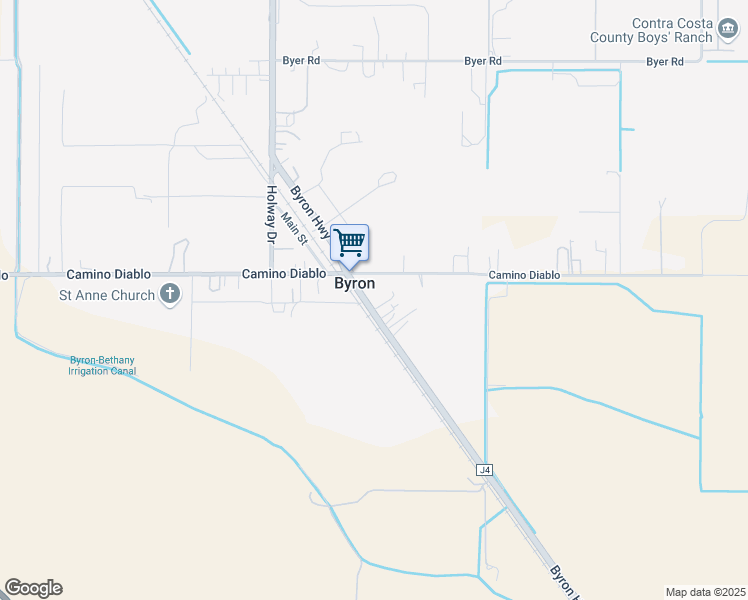 map of restaurants, bars, coffee shops, grocery stores, and more near 15089 Byron Highway in Byron